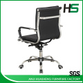 Silla moderna reclinable de cuero blanco anji